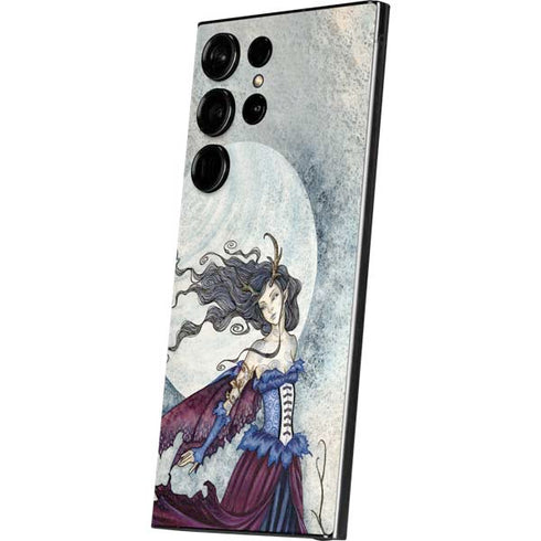 The Moon is Calling Fairy and Dragon by Amy Brown Galaxy S25 Ultra Skin