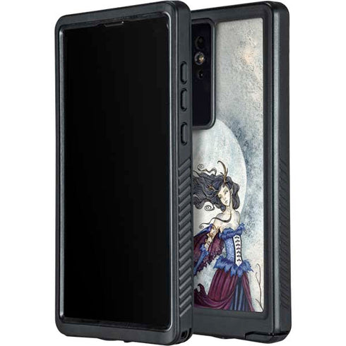 The Moon is Calling Fairy and Dragon by Amy Brown Galaxy S24 Ultra Waterproof Case