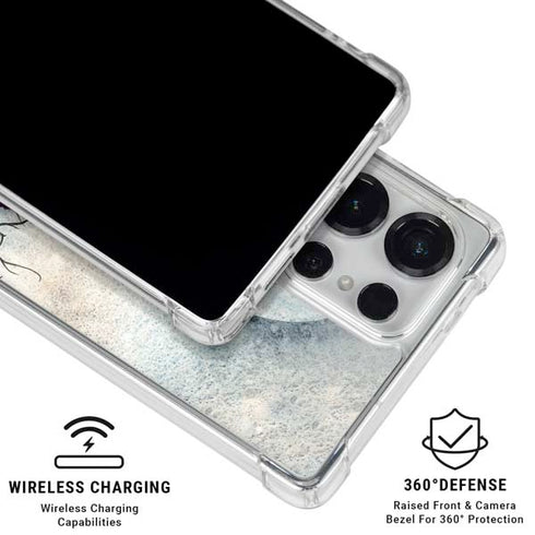 The Moon is Calling Fairy and Dragon by Amy Brown Galaxy S25 Ultra Clear Case