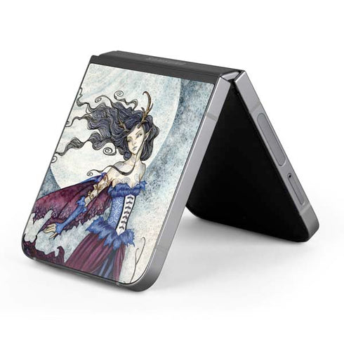 The Moon is Calling Fairy and Dragon by Amy Brown Galaxy Z Flip6 Skin