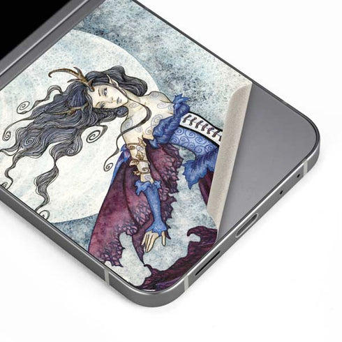 The Moon is Calling Fairy and Dragon by Amy Brown Galaxy Z Flip6 Skin