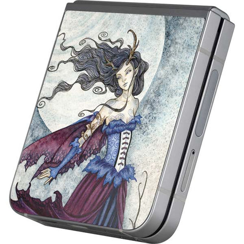 The Moon is Calling Fairy and Dragon by Amy Brown Galaxy Z Flip6 Skin