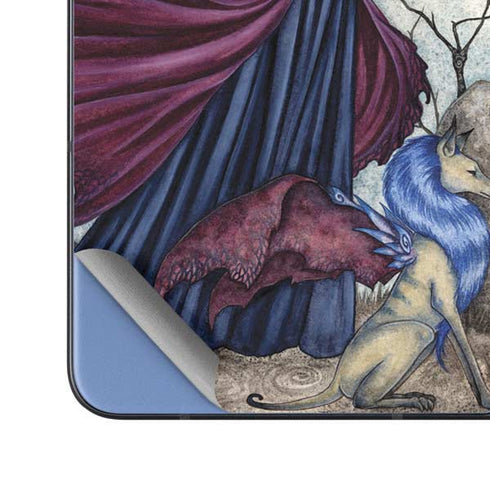 The Moon is Calling Fairy and Dragon by Amy Brown Galaxy Z Fold5 5G Skin