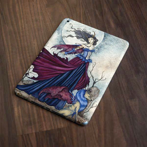 The Moon is Calling Fairy and Dragon by Amy Brown Apple iPad Skin