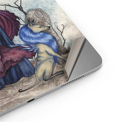 The Moon is Calling Fairy and Dragon by Amy Brown Apple iPad Air Skin