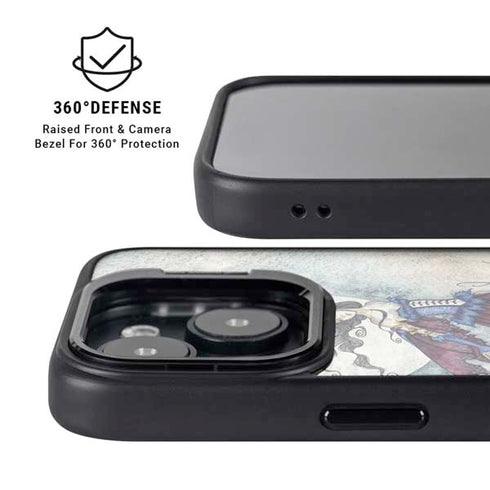 The Moon is Calling Fairy and Dragon by Amy Brown iPhone 13 Kickstand Case