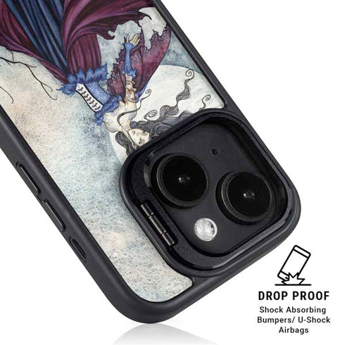 The Moon is Calling Fairy and Dragon by Amy Brown iPhone 13 Kickstand Case