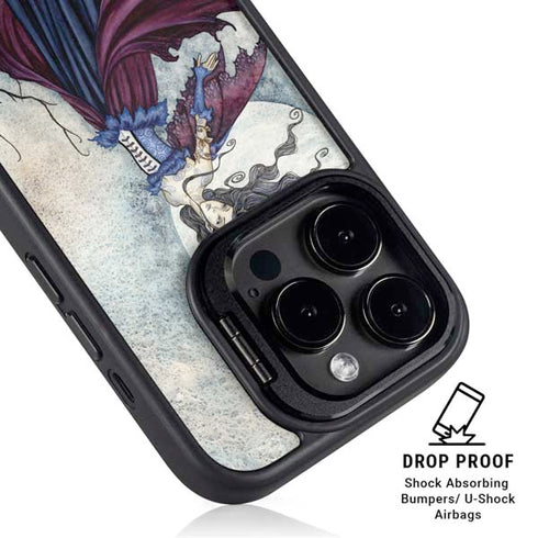The Moon is Calling Fairy and Dragon by Amy Brown iPhone 14 Pro Max Kickstand Case