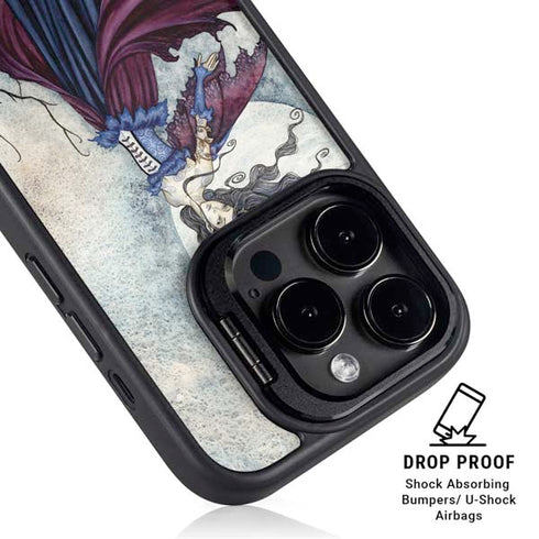 The Moon is Calling Fairy and Dragon by Amy Brown iPhone 15 Pro Kickstand Case