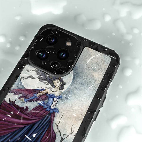 The Moon is Calling Fairy and Dragon by Amy Brown iPhone 15 Pro Waterproof Case