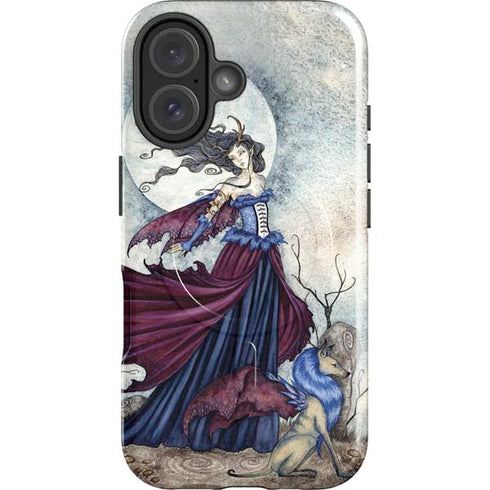 The Moon is Calling Fairy and Dragon by Amy Brown iPhone 16 Magsafe Impact Case