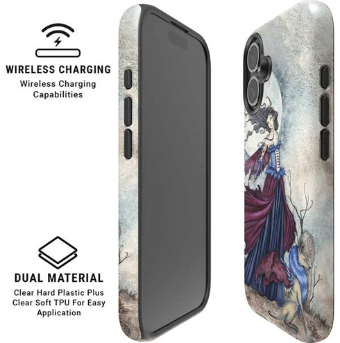 The Moon is Calling Fairy and Dragon by Amy Brown iPhone 16 Magsafe Impact Case