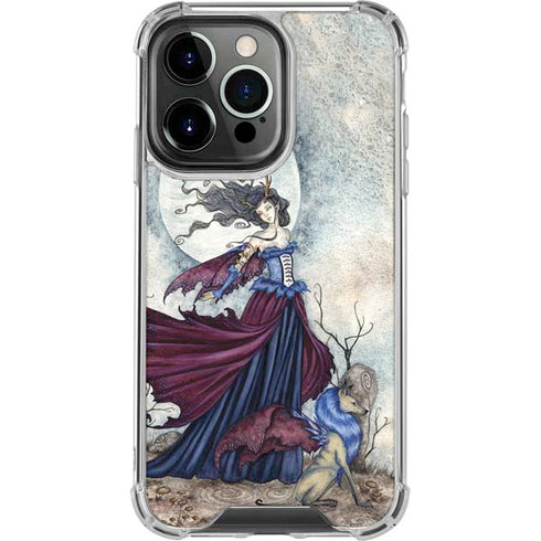 The Moon is Calling Fairy and Dragon by Amy Brown iPhone 16 Pro Clear Case