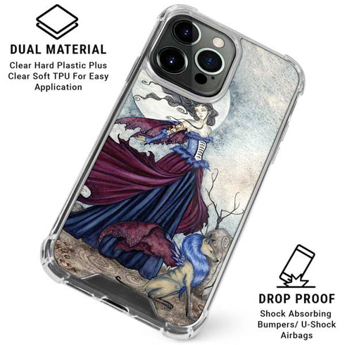 The Moon is Calling Fairy and Dragon by Amy Brown iPhone 16 Pro Clear Case
