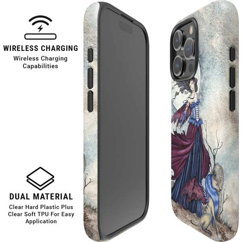 The Moon is Calling Fairy and Dragon by Amy Brown iPhone 16 Pro Magsafe Impact Case