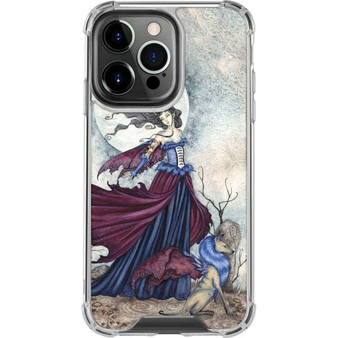 The Moon is Calling Fairy and Dragon by Amy Brown iPhone 16 Pro Max Clear Case