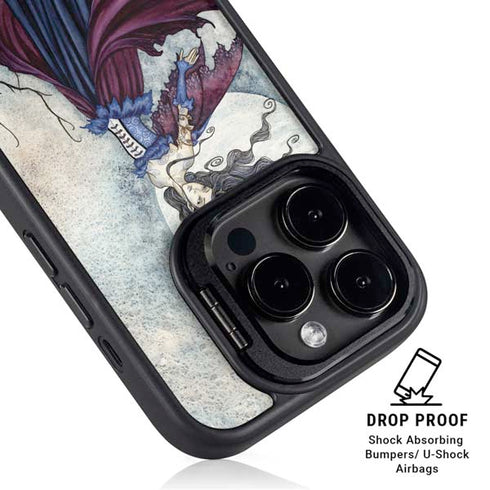 The Moon is Calling Fairy and Dragon by Amy Brown iPhone 16 Pro Max Kickstand Case