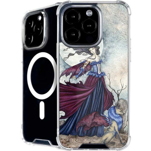 The Moon is Calling Fairy and Dragon by Amy Brown iPhone Cases