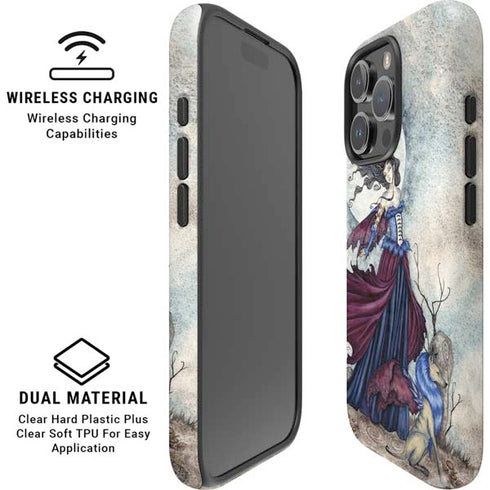 The Moon is Calling Fairy and Dragon by Amy Brown iPhone 16 Pro Max Magsafe Impact Case