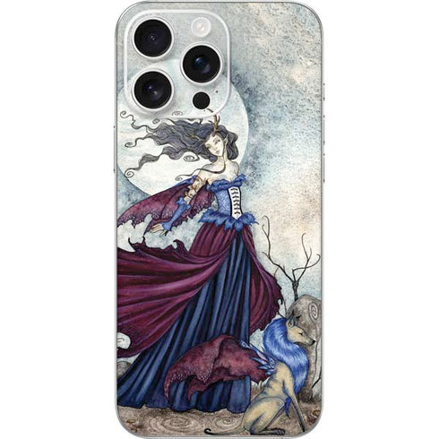 The Moon is Calling Fairy and Dragon by Amy Brown iPhone 16 Pro Max Skin
