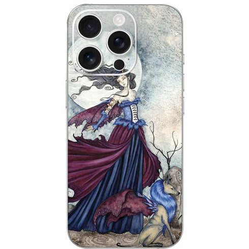 The Moon is Calling Fairy and Dragon by Amy Brown iPhone 16 Pro Skin