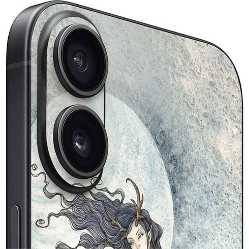 The Moon is Calling Fairy and Dragon by Amy Brown iPhone 16 Skin