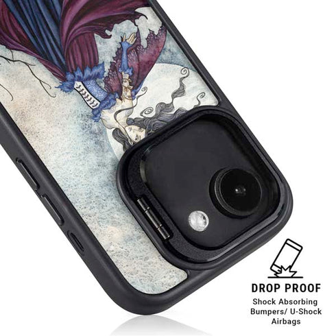 The Moon is Calling Fairy and Dragon by Amy Brown iPhone 16e Kickstand Case