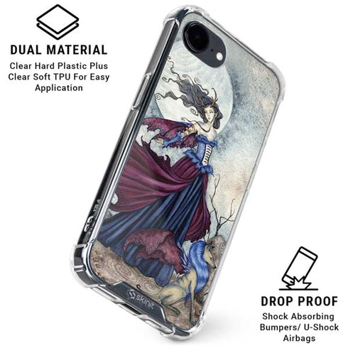The Moon is Calling Fairy and Dragon by Amy Brown iPhone 16e Clear Case