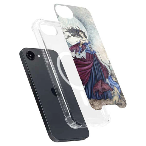 The Moon is Calling Fairy and Dragon by Amy Brown iPhone 16e MagSafe Case