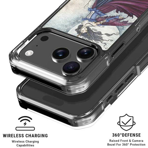 The Moon is Calling Fairy and Dragon by Amy Brown iPhone 18 Pro Clear Case