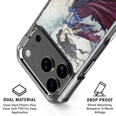 The Moon is Calling Fairy and Dragon by Amy Brown iPhone 18 Pro Clear Case