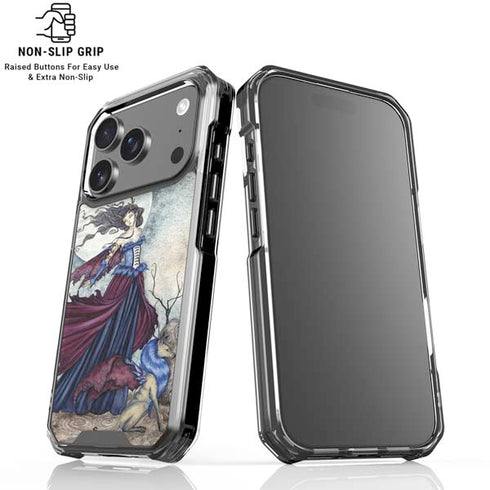 The Moon is Calling Fairy and Dragon by Amy Brown iPhone 18 Pro Clear Case
