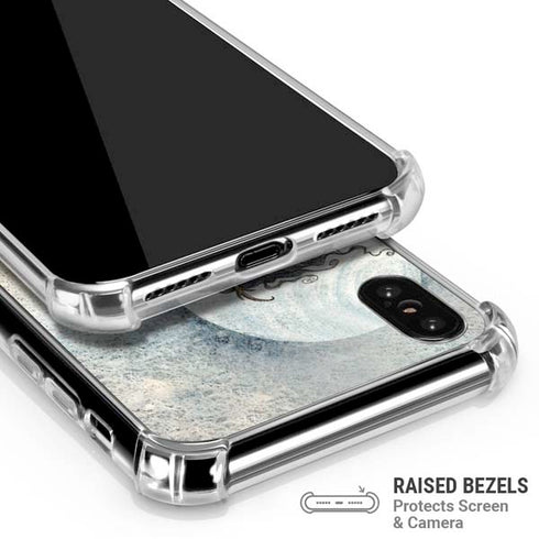 The Moon is Calling Fairy and Dragon by Amy Brown iPhone X/XS Clear Case