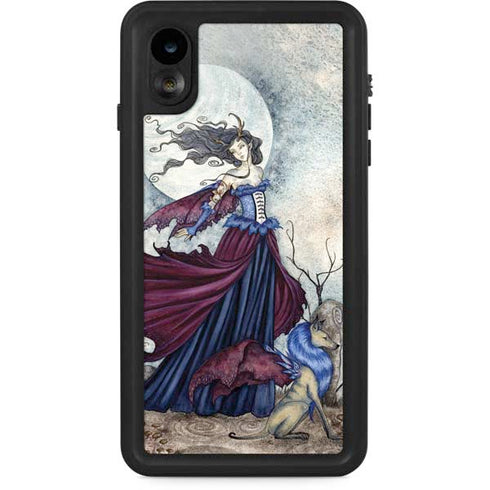 The Moon is Calling Fairy and Dragon by Amy Brown iPhone Cases