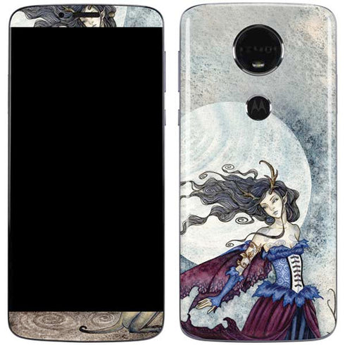 The Moon is Calling Fairy and Dragon by Amy Brown Moto E5 Plus Skin