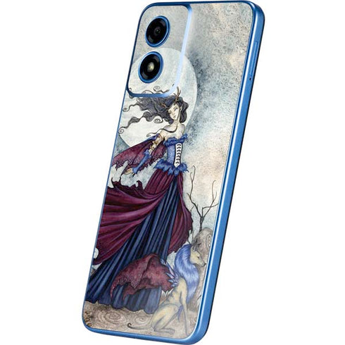 The Moon is Calling Fairy and Dragon by Amy Brown Moto G Play 4G (2024) Skin
