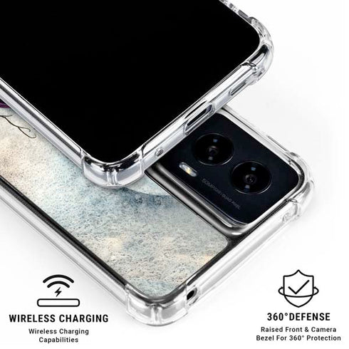 The Moon is Calling Fairy and Dragon by Amy Brown Moto G Power 5G (2024) Clear Case
