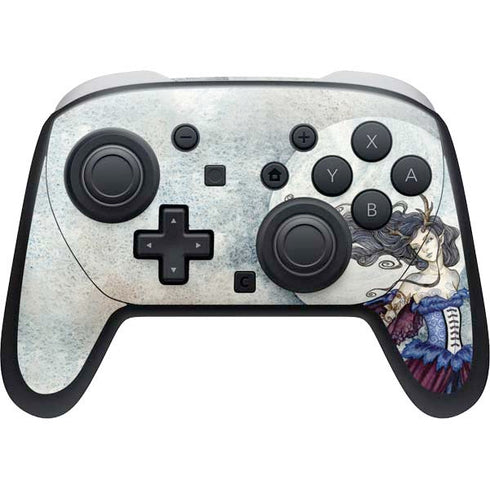 The Moon is Calling Fairy and Dragon by Amy Brown Nintendo Switch 2 (2025) Pro Controller Skin