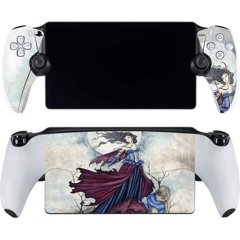 The Moon is Calling Fairy and Dragon by Amy Brown PlayStation Portal Remote Player Skin