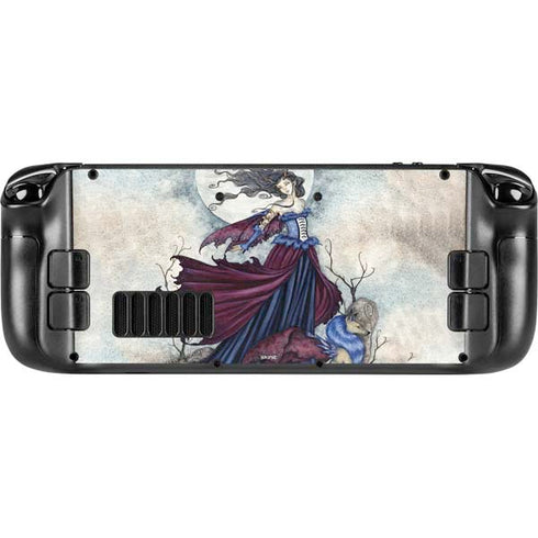 Amy Brown The Moon is Calling Fairy and Dragon Steam Deck Handheld Gaming Computer Skin