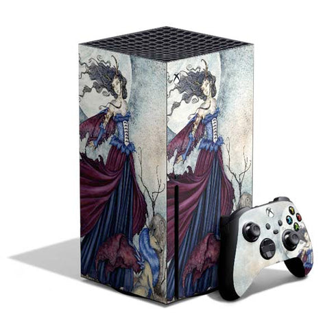 The Moon is Calling Fairy and Dragon by Amy Brown Xbox Series X Skins