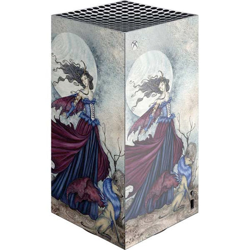The Moon is Calling Fairy and Dragon by Amy Brown XBox Series X Digital Edition Console Skin