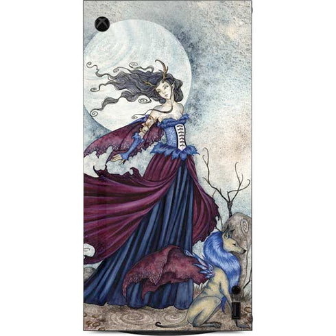 The Moon is Calling Fairy and Dragon by Amy Brown XBox Series X Digital Edition Console Skin