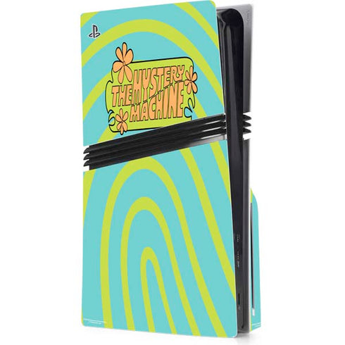 Scooby Doo The Mystery Machine PS5 Pro Disk Console Skin
