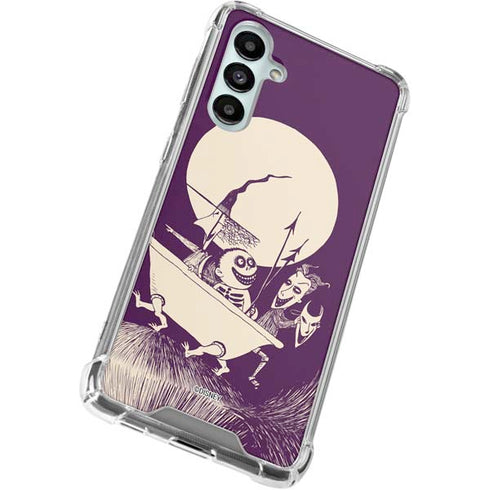 Disney The Nightmare Before Christmas Lock Shock and Barrel Art Galaxy A16 5G Clear Case