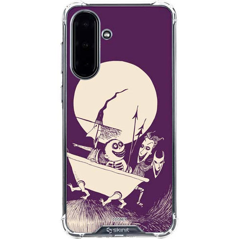 Disney The Nightmare Before Christmas Lock Shock and Barrel Art Galaxy A36 5G Clear Case