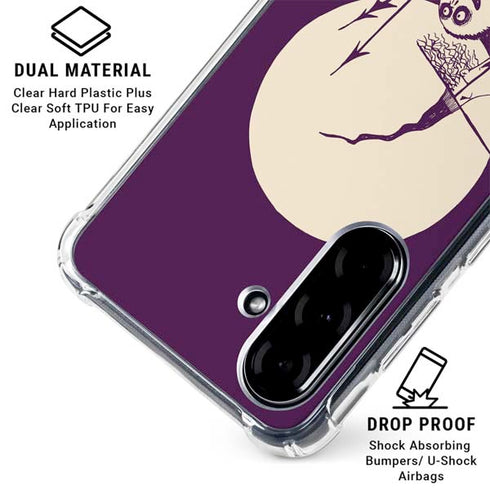 Disney The Nightmare Before Christmas Lock Shock and Barrel Art Galaxy A36 5G Clear Case