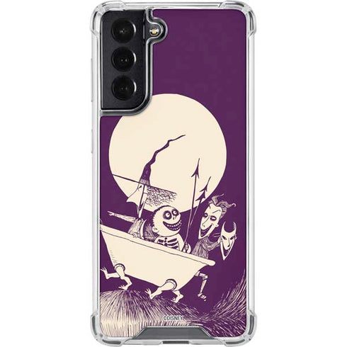 Disney The Nightmare Before Christmas Lock Shock and Barrel Art Galaxy S22 Clear Case