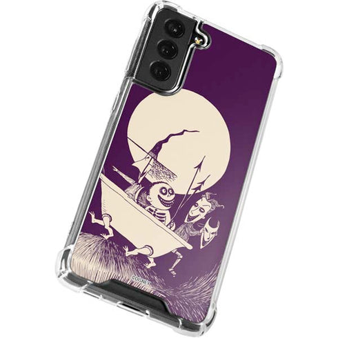 Disney The Nightmare Before Christmas Lock Shock and Barrel Art Galaxy S22 Clear Case