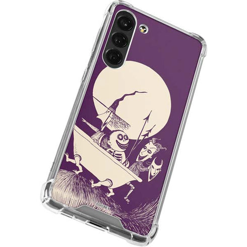 Disney The Nightmare Before Christmas Lock Shock and Barrel Art Galaxy S24 FE Clear Case